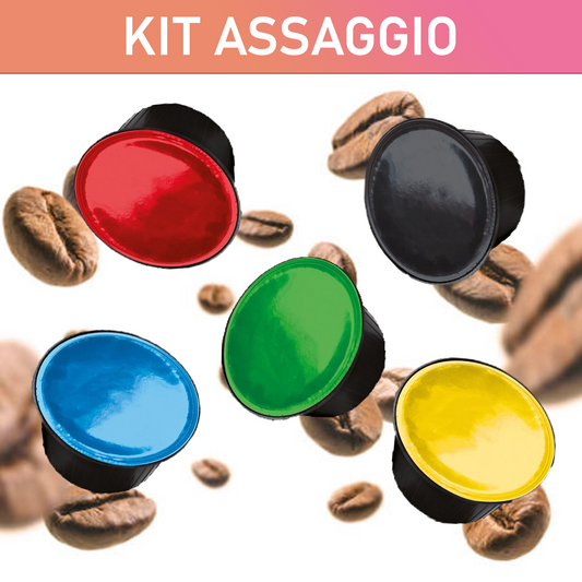 Kit assaggio caffè compatibili Dolce Gusto