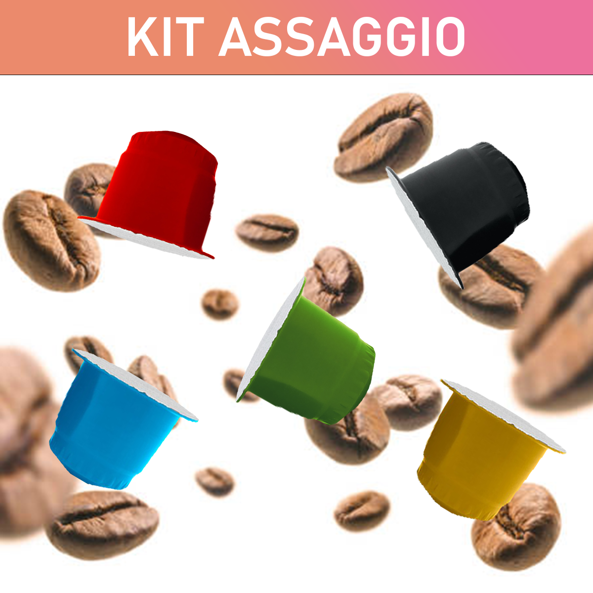 Kit assaggio caffè compatibili Nespresso